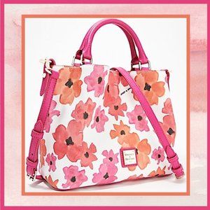 Dooney Coated Cotton Bloom Small Brenna NWT